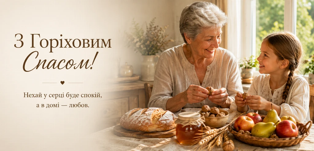 Привітання з Горіховим Спасом